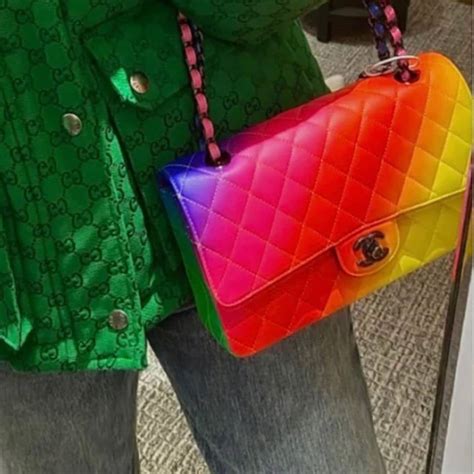 chanel rainbow bag price.